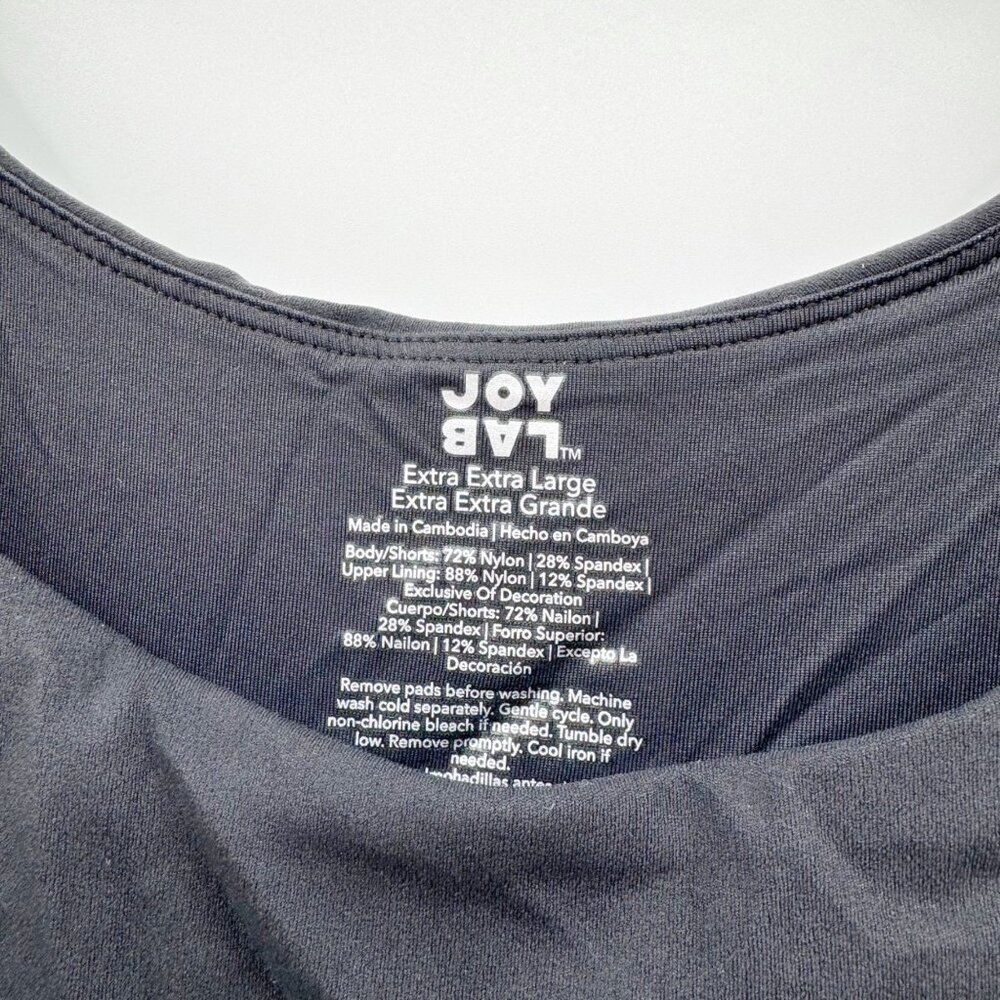 NEW JoyLab Women's Knit Sporty Contrast Active Dress - Black - Size XXL - Picture 9 of 12